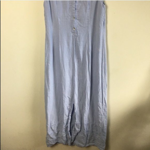 Johnny Was Item light Blue Sleeveless Maxi Dress - Picture 8 of 12